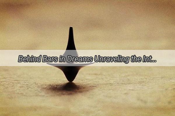 Behind Bars in Dreams Unraveling the Intriguing Narrative of a Prison Mate